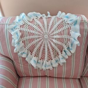 Vintage Ruffled Crochet Doily
